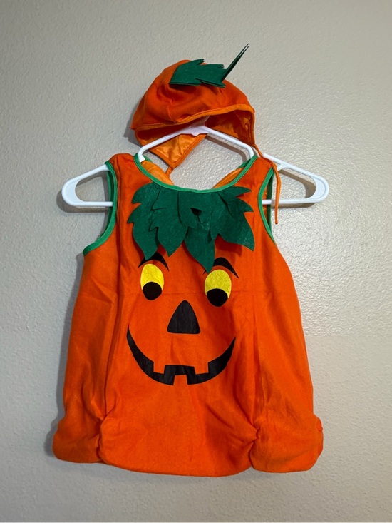 Unbranded Other - New Toddler Kids Pumpkin Costume Dress with Hat - Orange 3T-4T